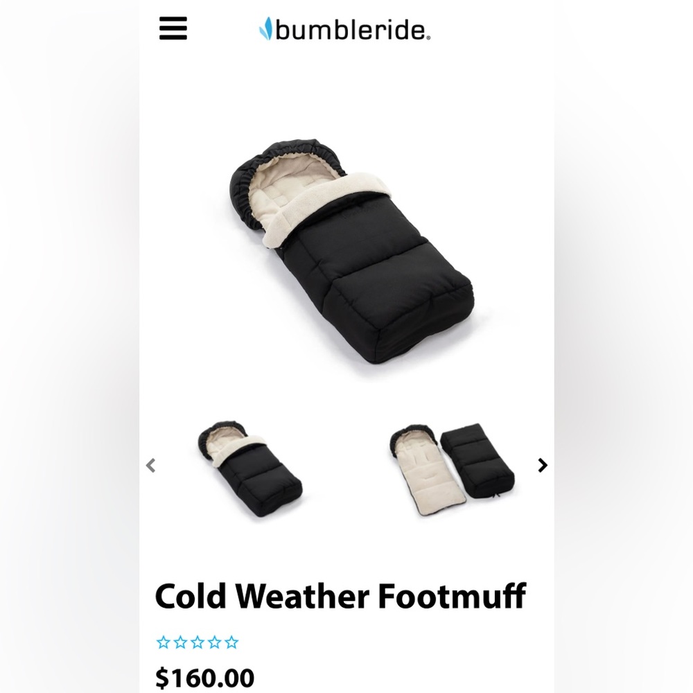 Bumbleride Cold Weather Footmuff